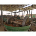 2-3TPH 1600mm dia Rock Copper Grinding Machine Double Wheels Wet Pan Mill